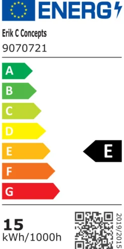 Plafond slim hvit Ø30 cm inkl. 15 W LED-pære