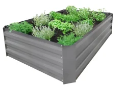Plantekasse galvanisert modell Easy M u/bunn