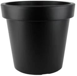 Plastkrukke svart Ø40 x H35,9 cm