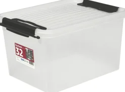 Plast1 oppbevaringsboks m/lokk klar - SystemBox 32