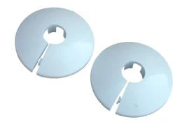 Plastrosett 3/4" hvit - 2 stk.