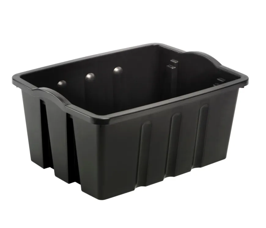 Plast1 stablekasse svart StackBox 13