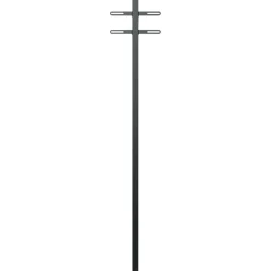 Postkassestativ 91 svart - MEFA