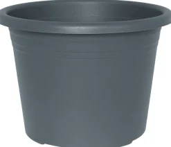 Potte Cylindro plast grå Ø20 cm