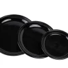 Pottefat blank svart Ø21 cm