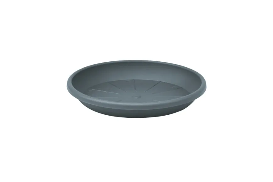 Pottefat Cylindro plast grå Ø25 cm