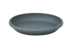 Pottefat Cylindro plast grå Ø37 cm