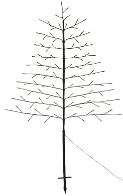 Pyntetre med 96 LED-pærer H150 cm