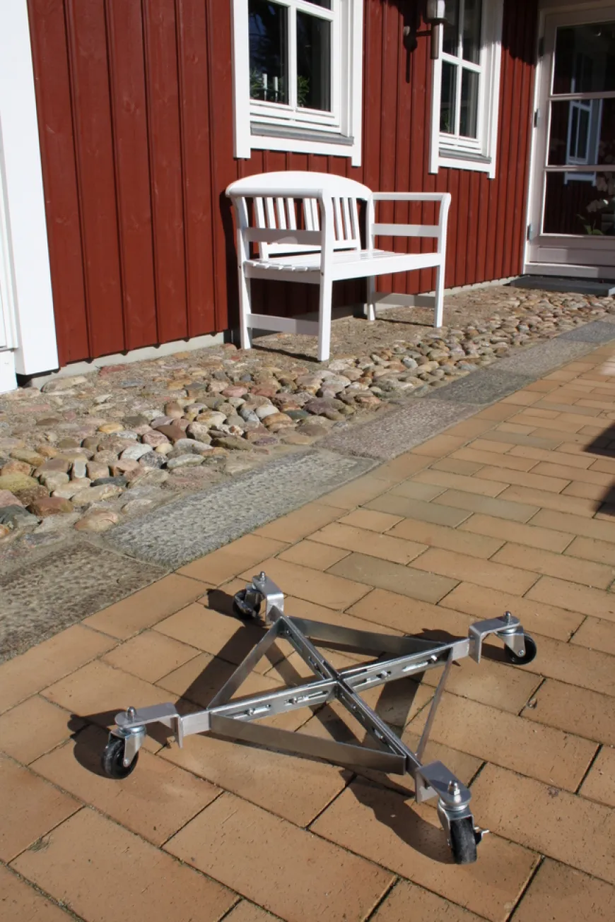Rullevogn til parasollfot og krukker - Garden®