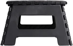 Sammenleggbar krakk svart 32 x 25 x 22 cm