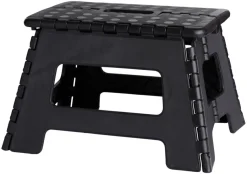 Sammenleggbar krakk svart 32 x 25 x 22 cm