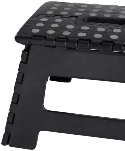 Sammenleggbar krakk svart 32 x 25 x 22 cm
