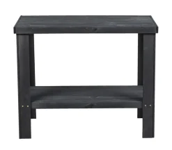 Sidebord i tre med 1 hylle 90 x 45 cm