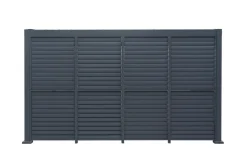 Sidepanel med justerbare lameller til pergola 4 meter - Outfit