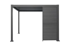 Sidepanel til pergola m/lameller - Outfit