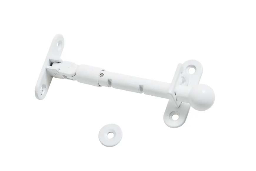 Sikringsbeslag med sperre universal hvit – Homefixer