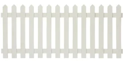 Skagen stakittgjerde 180 x 80 cm hvit
