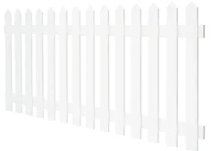 Skagen stakittgjerde 180 x 80 cm hvit