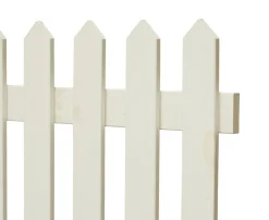 Skagen stakittgjerde 180 x 80 cm hvit