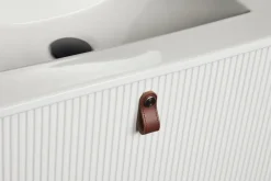 Skinnhåndtak brun 2-pk.