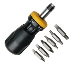 Skrutrekker m/skralle og bits 12-i-1