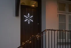 Snøfnugg med 24 LED akryl Ø40 cm