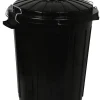 Søppelbøtte m/lokk 70 liter Curver