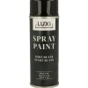 Spraymaling svart blank 400 ml - Luxi