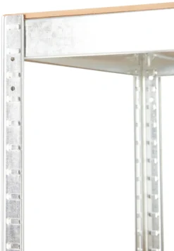 Stålreol 5 hyller - 200 kg pr. hylle
