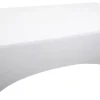Strekkduk Iowa til sammenleggbart bord 180 cm hvit - Sunlife®