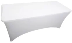 Strekkduk Iowa til sammenleggbart bord 180 cm hvit - Sunlife®