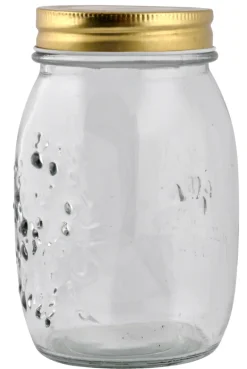 Syltetøyglass med skrulokk 0,5 liter