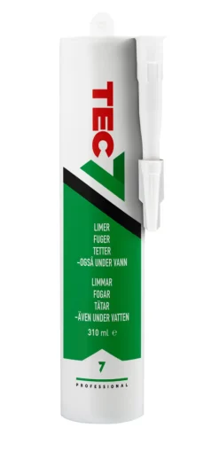 Tec7 fugemasse lys grå 310 ml