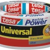Tesa Universal gaffatape sølv 50 mm x 25 meter
