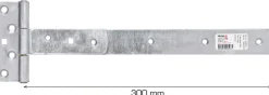 T-hengsel galvanisert 300 mm