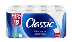 Toalettpapir 16 ruller - Classic