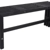 Trallebenk Atlanta svart 110 x 32,5 cm - Sunlife®