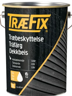 Træfix dekkbeis oljebasert svenskerød 5 liter