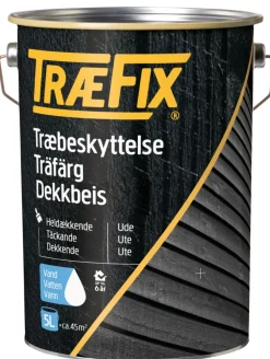 Træfix dekkbeis vannbasert grønn umbra 5 liter