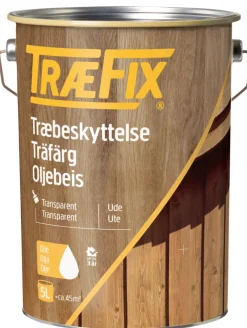 Træfix oljebeis transparent klar 5 liter