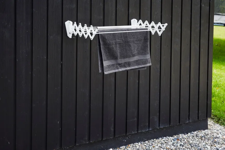 Tørkestativ vegghengt 4,8 meter