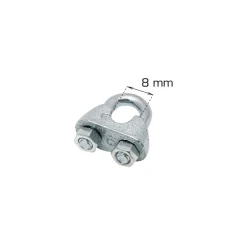 Vaierklemme 8 mm 2 stk.