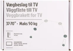 Veggfeste til TV Ultra slim 37-70