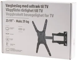 Veggfeste til TV uttrekk/vipp 23-55"