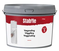 Veggmaling 5 hvit 9 liter - Stabile