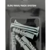 Veggmonteringssett t/Rack/Maxi/Slim hvit