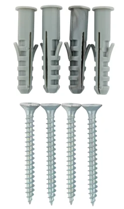 Veggmonteringssett t/Rack/Maxi/Slim hvit