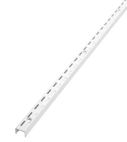 Veggskinne Rack System 100 cm - hvit