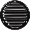 Ventilrist med netting Ø165 mm - svart metall