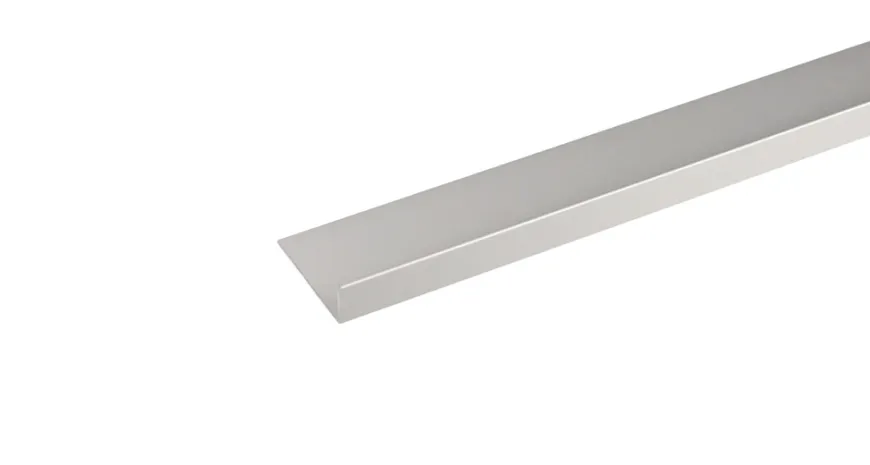 Vinkellist aluminium - 15 x 30 mm x 1 meter